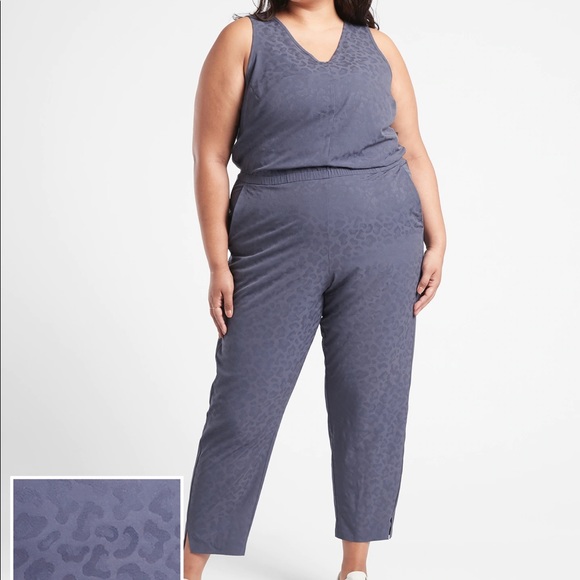 Athleta Brooklyn Textured animal print jumpsuit - Picture 4 of 9